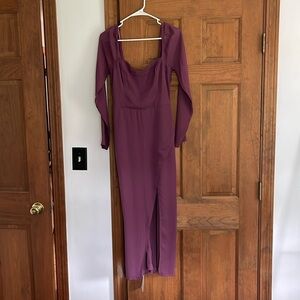 Long sleeve midi dress